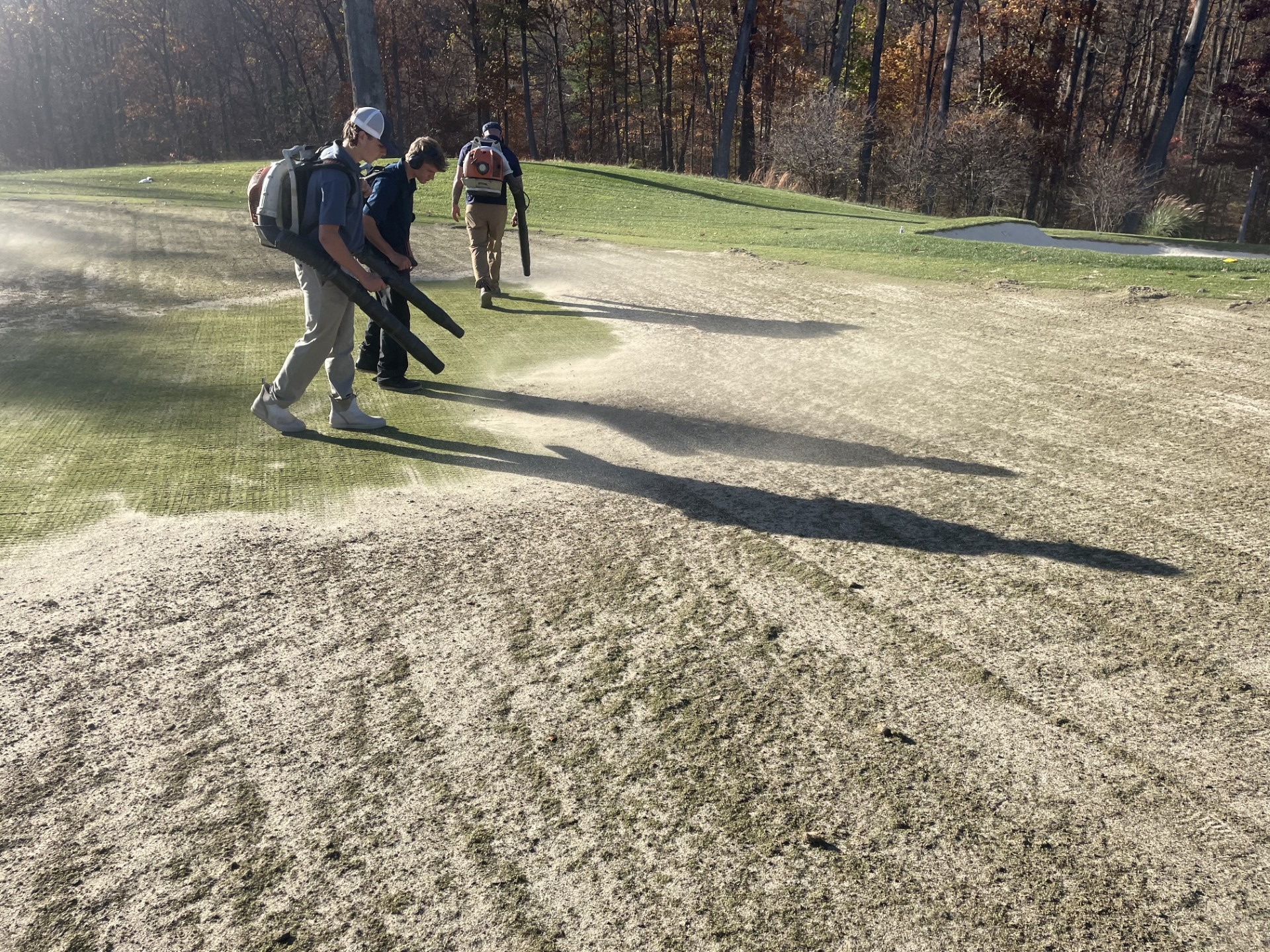 Aeration cleanup team